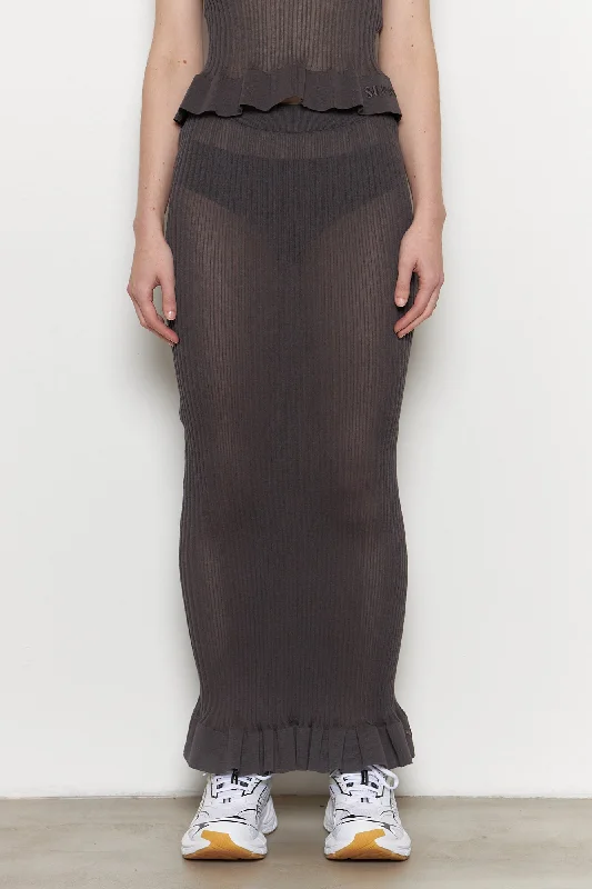 Knit Long Skirt