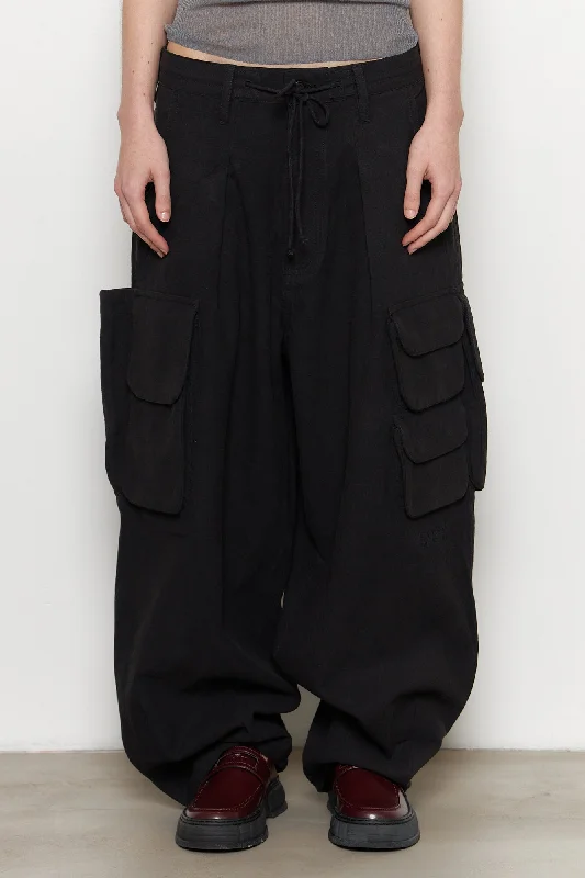 Forager Pants Black Slub