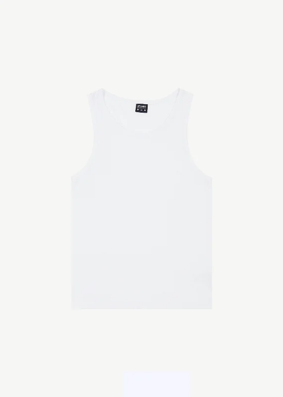 AFENDS Mens Laidback - Singlet - White