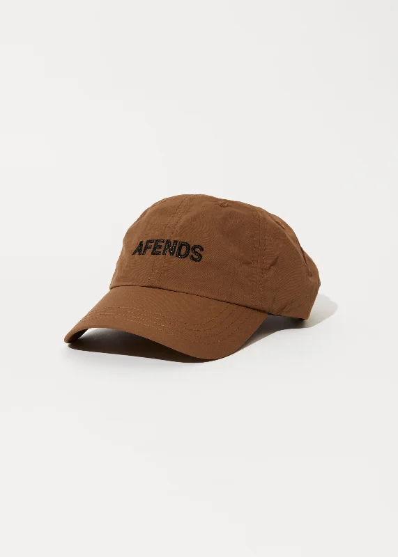 AFENDS Unisex Vinyl - 6 Panel Cap - Toffee