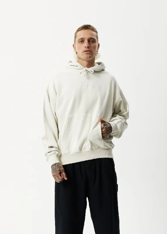 AFENDS Unlimited - Logo Hoodie - Worn White