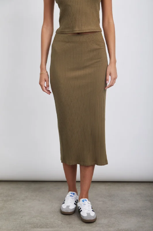 ANGIE SKIRT - OLIVE