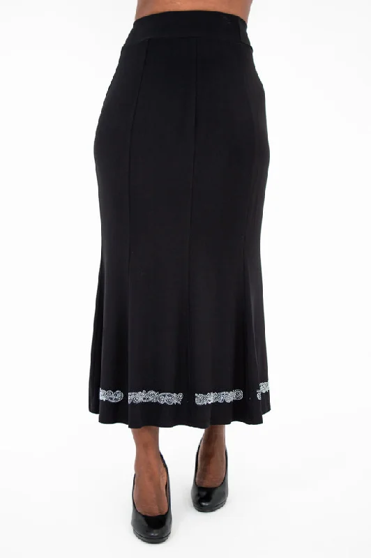 Richmond Skirt, Black Diamond, Bamboo