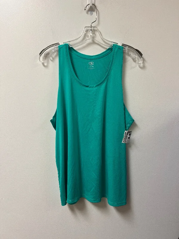 Athletic Tank Top By Athletic Works In Green, Size: Xl