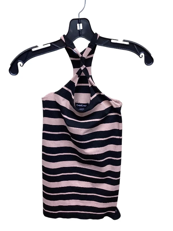 Athletic Tank Top By Bebe In Striped, Size: S