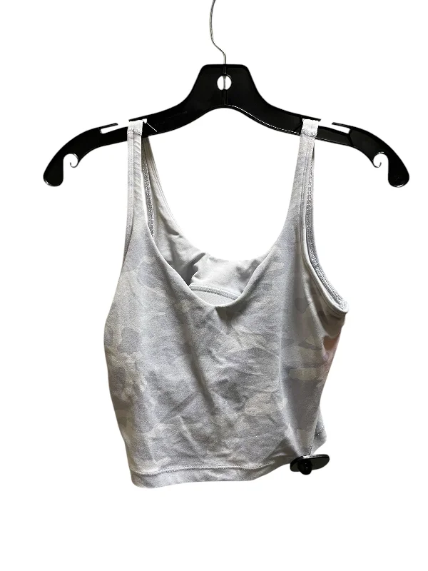 Athletic Tank Top By Lululemon In Camouflage Print, Size: 6