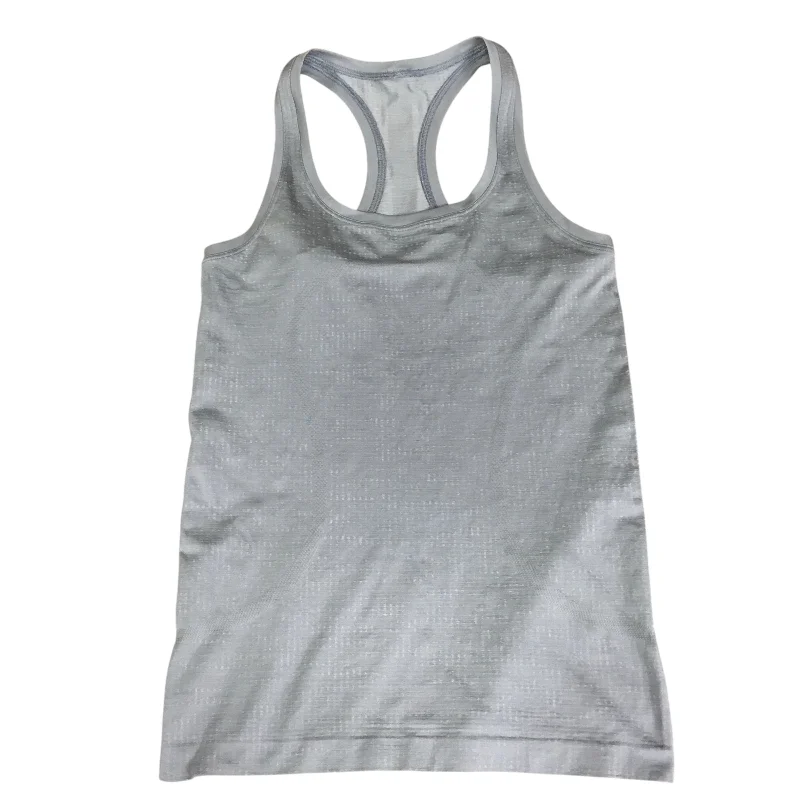 Athletic Tank Top By Lululemon In Grey, Size: 4