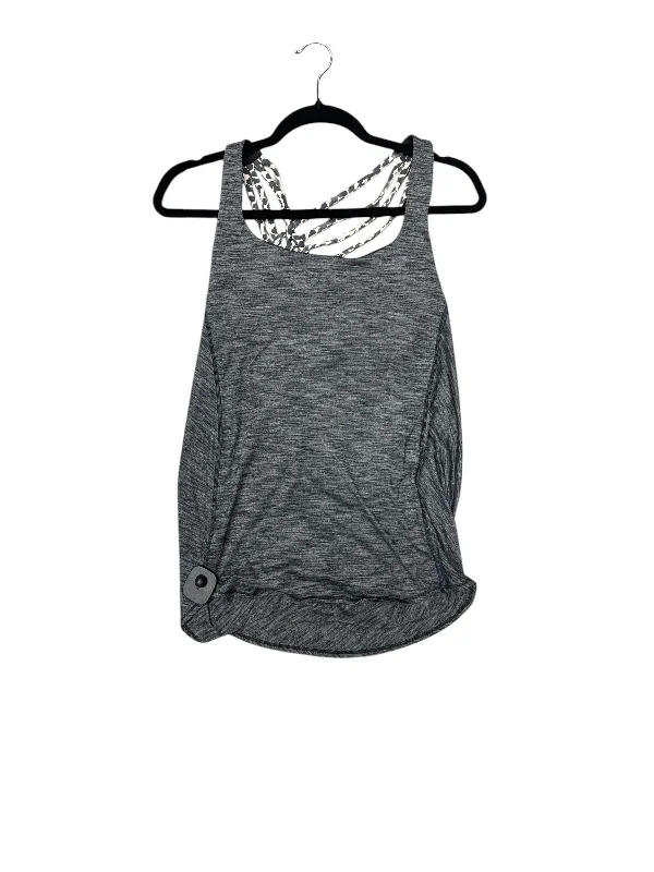 Athletic Tank Top By Lululemon In Grey, Size: M