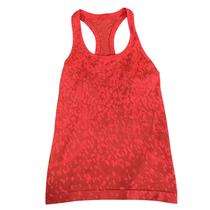 Athletic Tank Top By Lululemon In Red, Size: 4