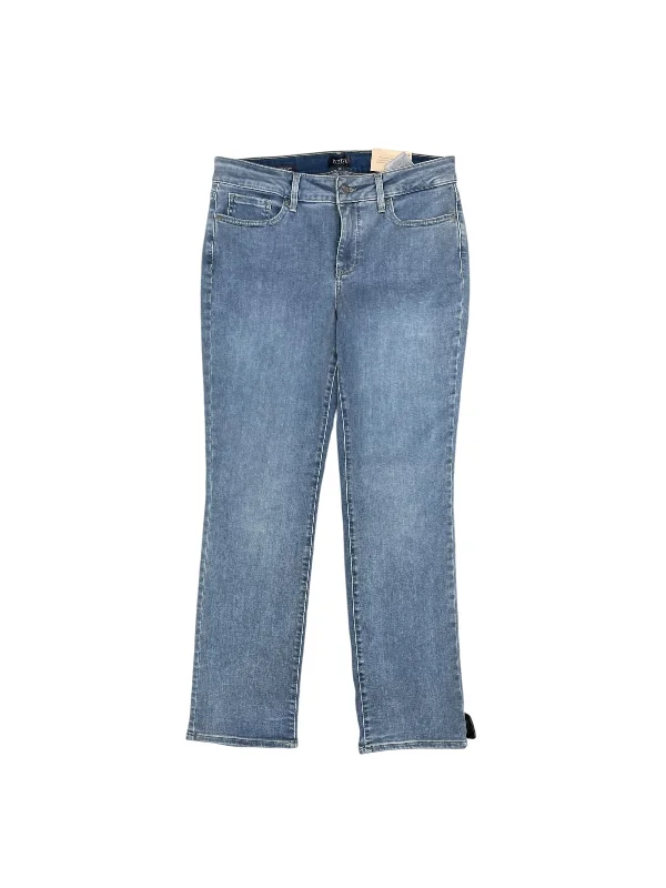 Jeans Straight By Not Your Daughters Jeans In Blue Denim, Size: 10