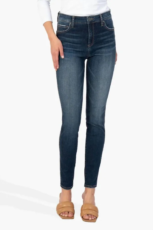 Mia High Rise Fab Ab Slim Fit Skinny Jeans In Legacy Wash