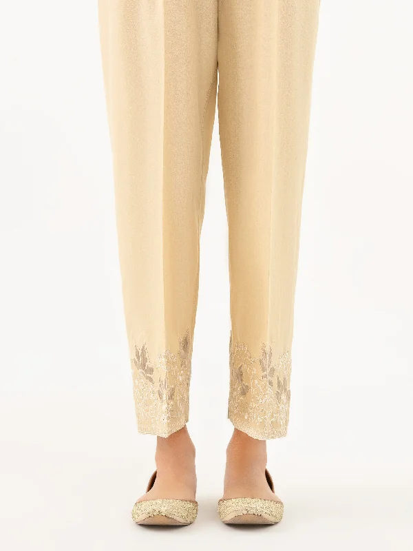 Cambric Trouser-Embroidered (Pret)