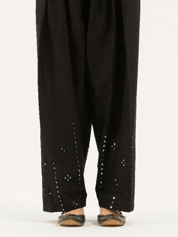 Embroidered Cambric Trouser(Pret)