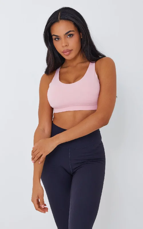 Beyond V2 Sports Bra in Coral Blush