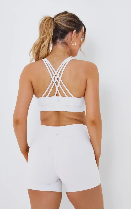 Beyond V2 Sports Bra in White