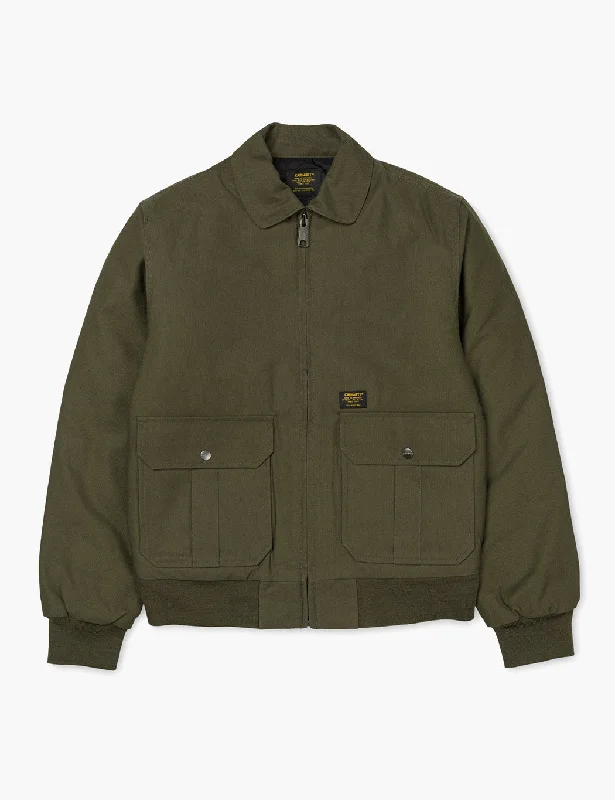 Carhartt-WIP Aviator Bomber Jacket - Cypress Green