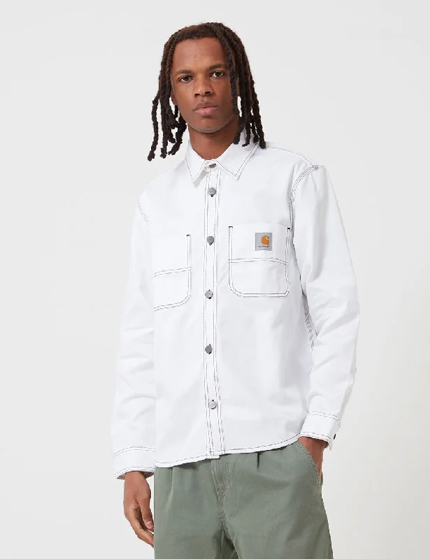 Carhartt-WIP Chalk Shirt Jacket (Regular Fit) - White Rigid