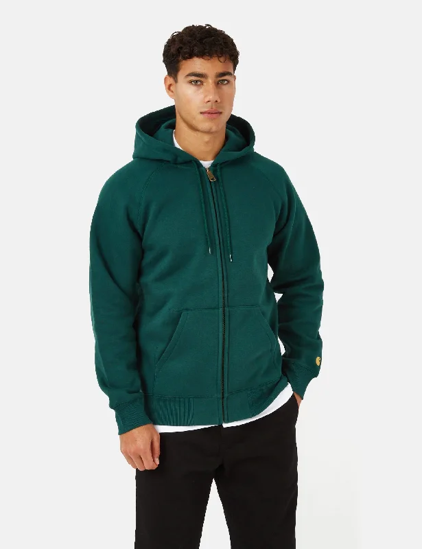 Carhartt-WIP Chase Hooded Jacket - Botanic Green