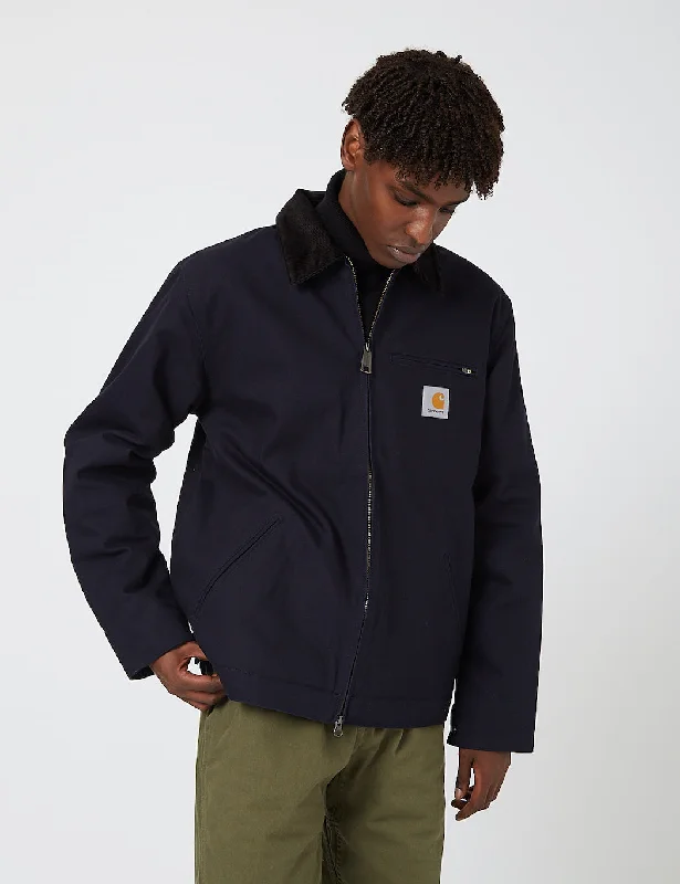 Carhartt-WIP Detroit Jacket (Organic Cotton, 12 oz) - Dark Navy rigid