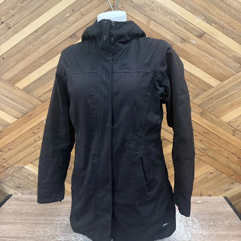 Salomon- winter jacket- MSRP comp $325: Black -women-SM