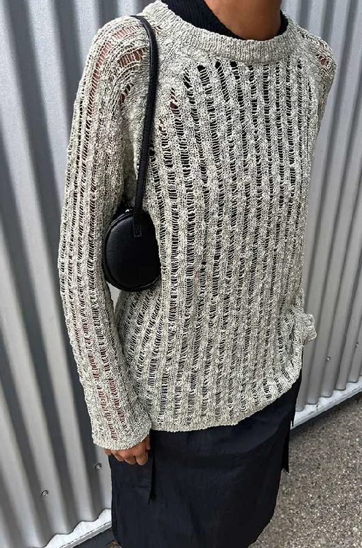 SHEER KNIT SWEATER