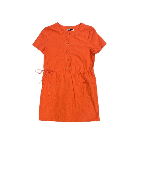 Dress Casual Midi By Ciao Lucia In Orange, Size: L