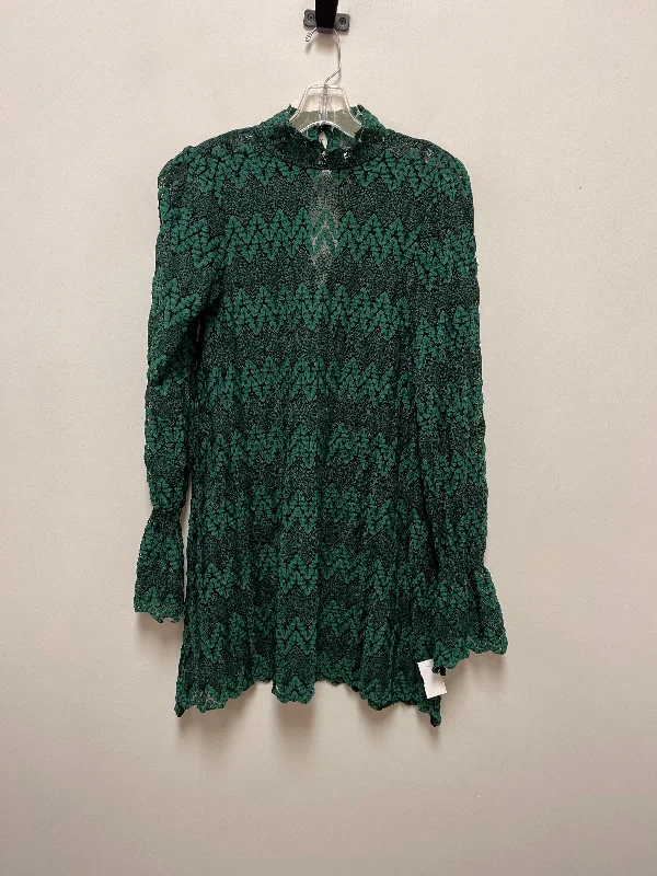 Dress Casual Midi By Free People In Green, Size: Xs