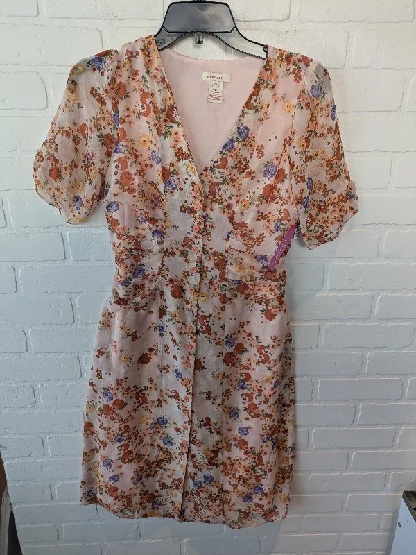 Dress Casual Midi By Sundance In Peach, Size: S