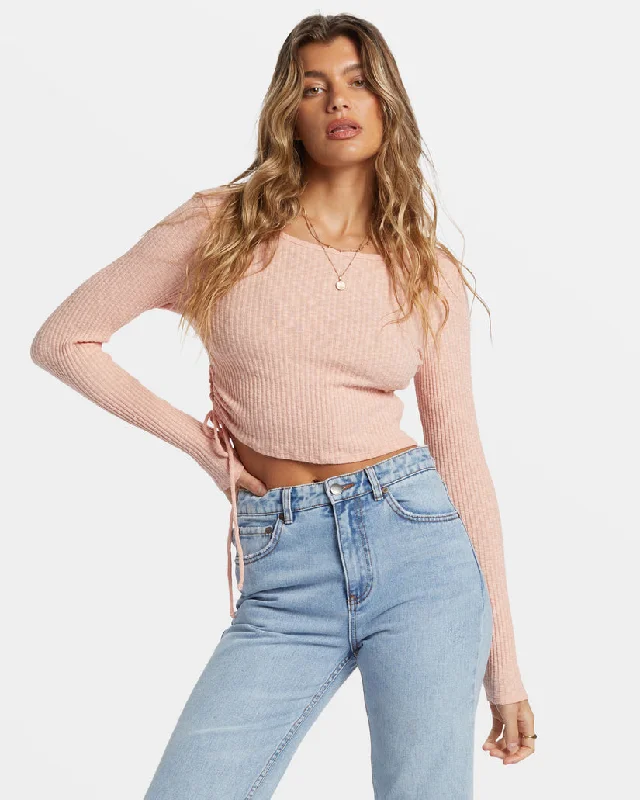 Billabong Its A Vibe L/S Shirt-Dusty Peach