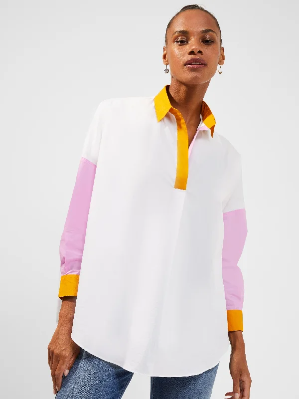 Colour-Block Organic Rhodes Shirt