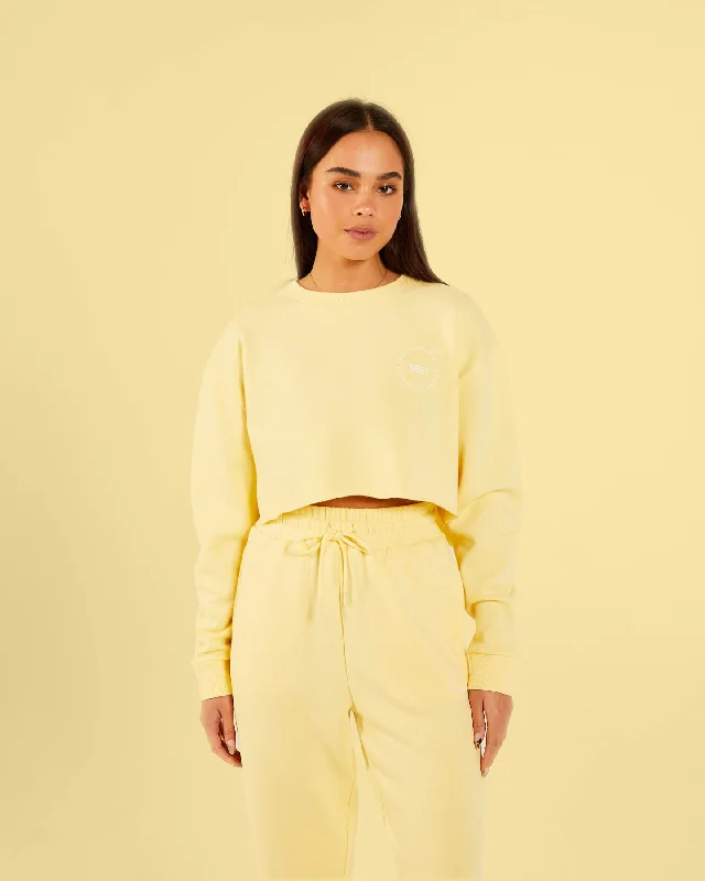 Christina Sweatshirt Soft Yellow