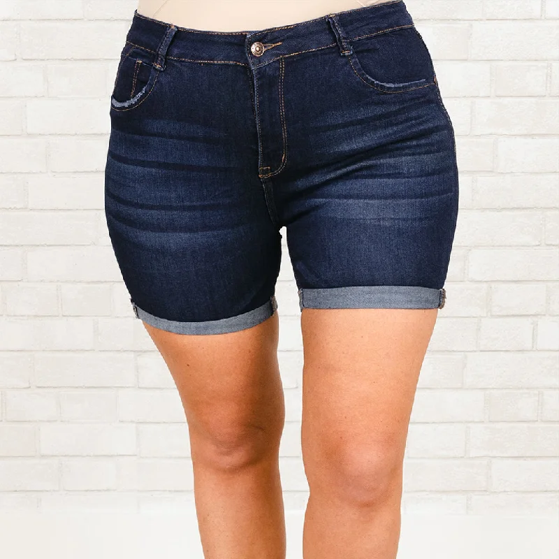 Let Them Go Shorts, Navy Blue