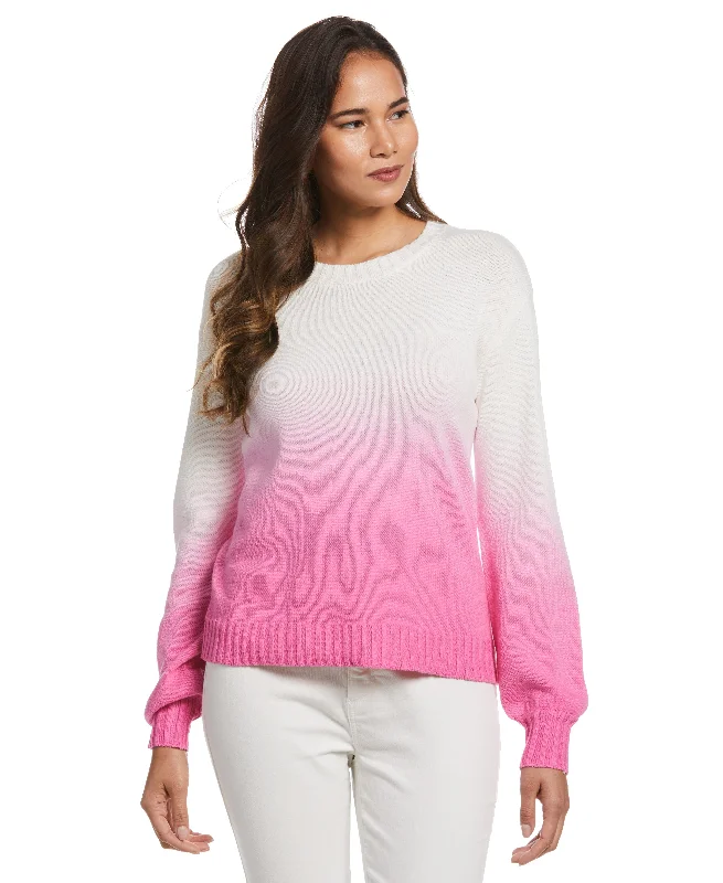 Plus Size Ombre Pullover Sweater