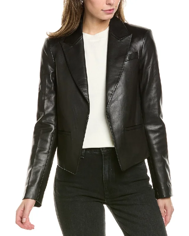 rag & bone Elle Leather Blazer