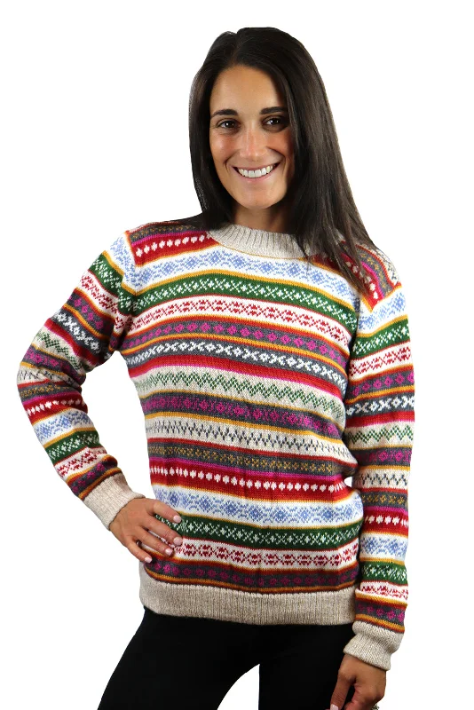 Women`s Chachani Alpaca Crew Neck Sweater